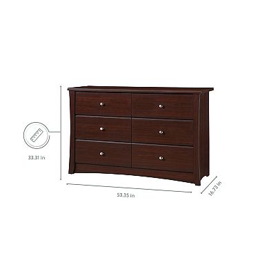 Storkcraft Crescent 6-Drawer Dresser