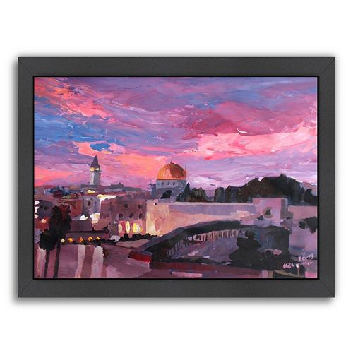 Americanflat Jerusalem Framed Wall Art
