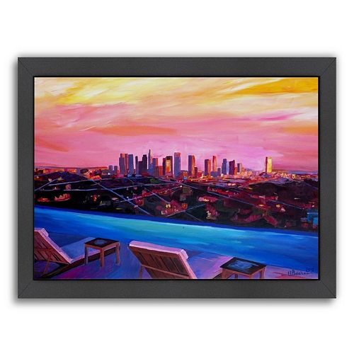 Americanflat La Infinitity Framed Wall Art