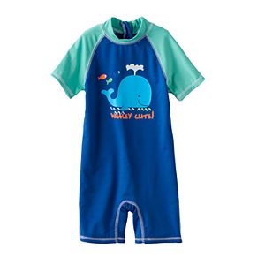 Baby Boy Wippette One-Piece Rashguard Swimsuit