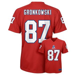 Boys 8-20 New England Patriots Rob Gronkowski Replica Jersey
