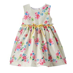 Baby Girl Blueberi Boulevard Lace Cut-Out Back Dress