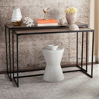 Safavieh Contemporary Nesting Console Table 2 pc Set