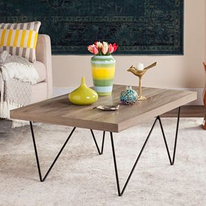 Safavieh Asymmetrical Contemporary Coffee Table