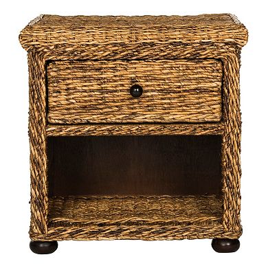 Safavieh Wicker 1-Drawer Nightstand