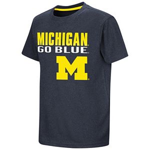 Boys 8-20 Campus Heritage Michigan Wolverines Heathered Tee