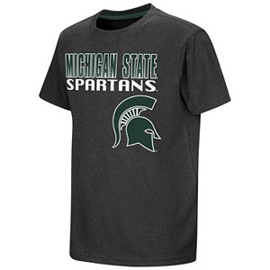 Boys 8-20 Campus Heritage Michigan State Spartans Heathered Tee
