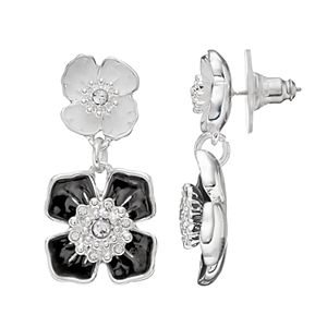 Dana Buchman Poppy Nickel Free Double Drop Earrings