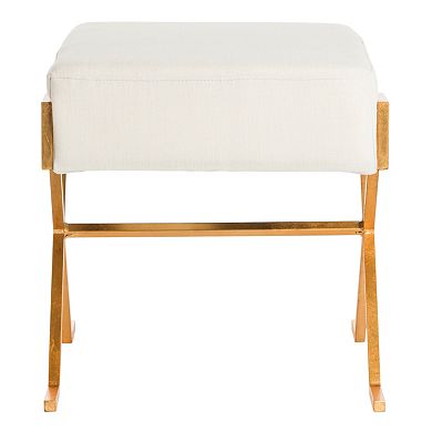 Safavieh Gold Finish Contemporary Bench