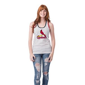Women's St. Louis Cardinals Pin Stripe Tank Top