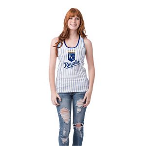 Women's Kansas City Royals Pin Stripe Tank Top
