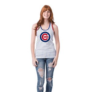 Women's Chicago Cubs Pin Stripe Tank Top