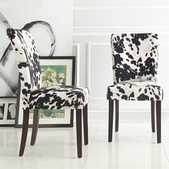 HomeVance Denargo Printed Side Chair 2 pc Set