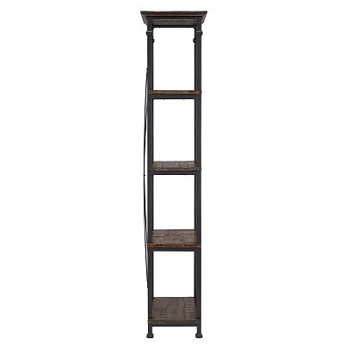 HomeVance Derry Narrow 4-Shelf Bookcase