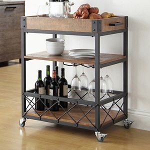 HomeVance Derry Bar Cart