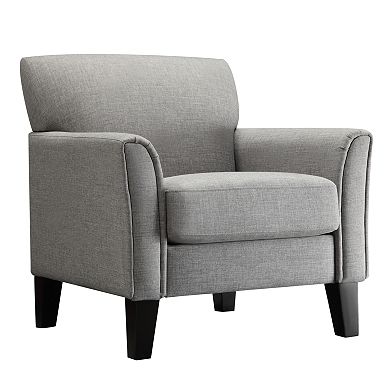 HomeVance Remmington Arm Chair & Ottoman 2-piece Set