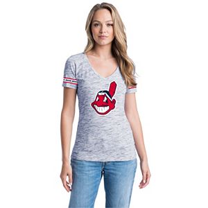 Women's Cleveland Indians Space-Dyed Tee