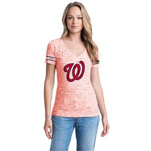 Women's Washington Nationals Space-Dyed Tee