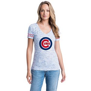 Women's Chicago Cubs Space-Dyed Tee