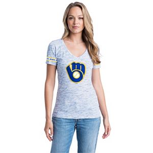 Women's Milwaukee Brewers Space-Dyed Tee
