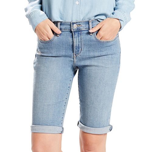 Women's Levi's Cuffed Jean Bermuda Shorts