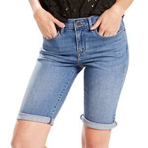 Women's Levi's Cuffed Jean Bermuda Shorts