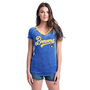 Women's Milwaukee Brewers Burnout Tee