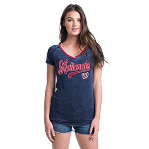 Women's Washington Nationals Burnout Tee
