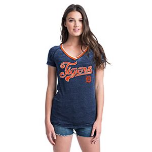 Women's Detroit Tigers Burnout Tee