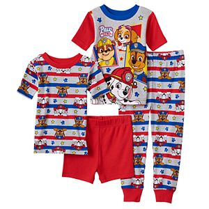 Toddler Boy Paw Patrol Chase, Marshall, Skye & Rubble 4-pc. Pajama Set