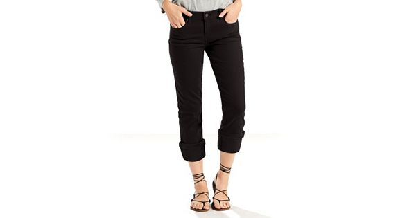 women's levi's classic capri jeans