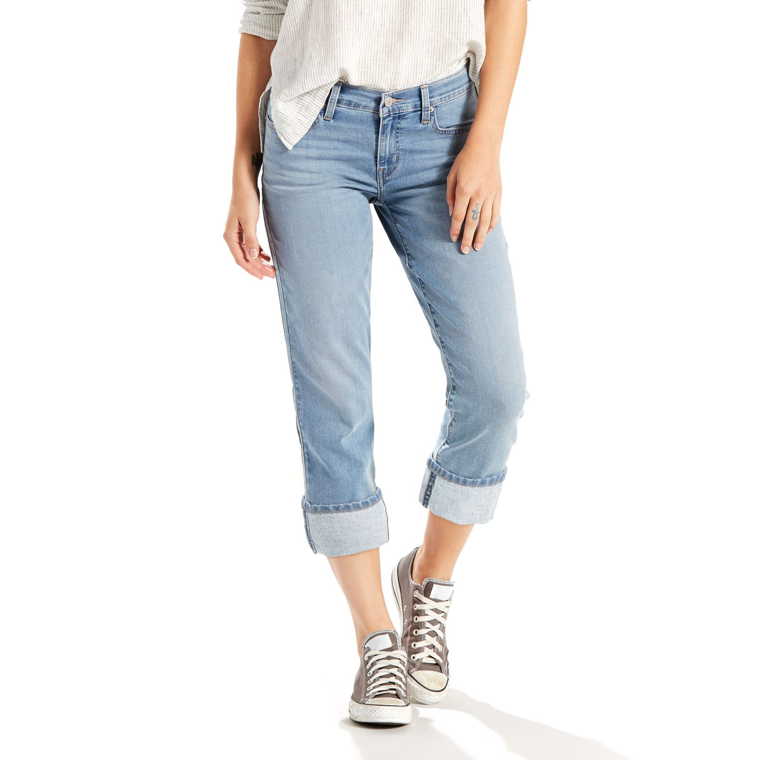 womens capri jeans