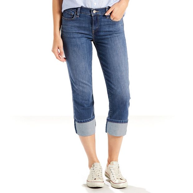 Women s Levi s Classic Cuffed Capri Jeans