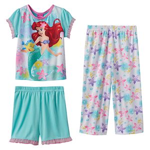 Disney's The Little Mermaid Ariel & Flounder 3-pc. Pajama Set
