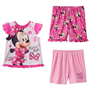 Disney's Minnie Mouse Toddler Girl 3-pc. Pajama Set