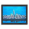 Americanflat ''NYC WTC 1 Shimmering Skyline'' Framed Wall Art