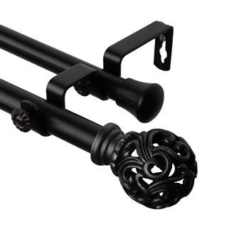 Rod Desyne Adora Adjustable Double Curtain Rod