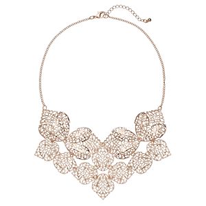 Apt. 9® Textured Openwork Statement Necklace
