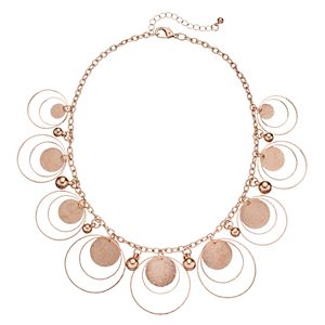 Apt. 9® Shaky Bead & Orbital Circle Statement Necklace