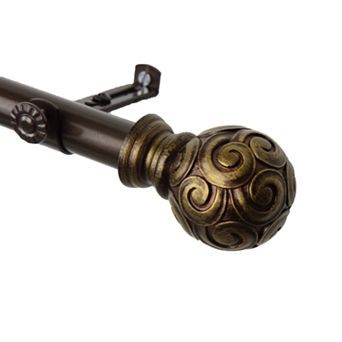 Rod Desyne Bonbon Adjustable Double Curtain Rod