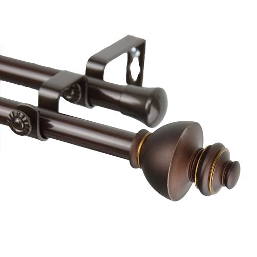 Rod Desyne Dynasty Adjustable Double Curtain Rod