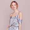 LC Lauren Conrad Dress Up Shop Collection Cold-Shoulder Top - Women's