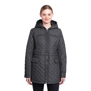 Women's Braetan Hooded Quilted Zip-Front Jacket