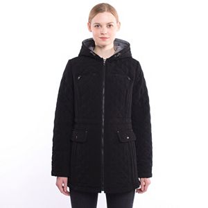 Women's Braetan Hooded Quilted Mid-Length Jacket