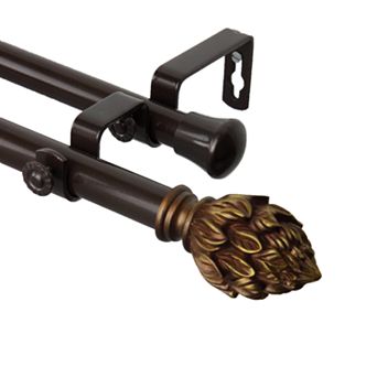 Rod Desyne Ember Adjustable Double Curtain Rod