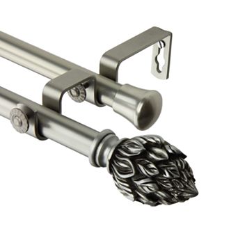 Rod Desyne Ember Adjustable Double Curtain Rod