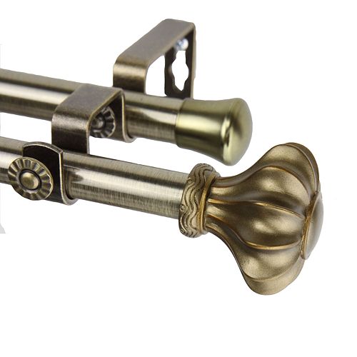 Rod Desyne Flair Adjustable Double Curtain Rod