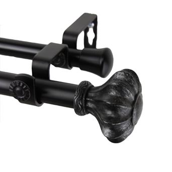 Rod Desyne Flair Adjustable Double Curtain Rod