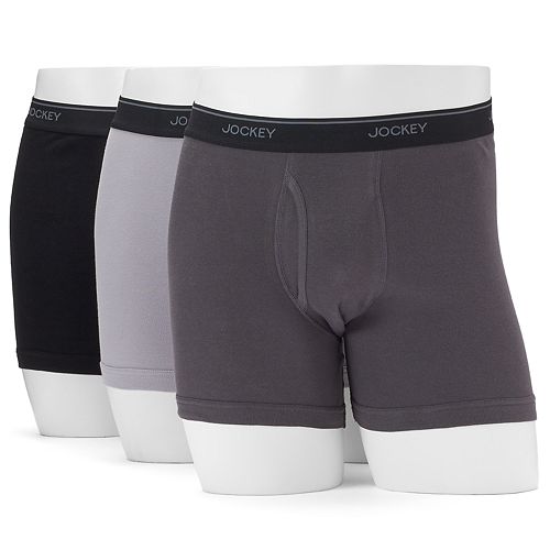 Men's Jockey 3pack Essential Fit Staycool+™ Boxer Briefs