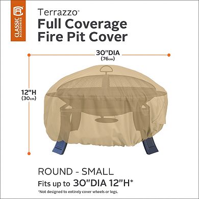 Terrazzo Small Round Fire Pit Cover